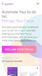 Mobile Screenshot of focuster.com