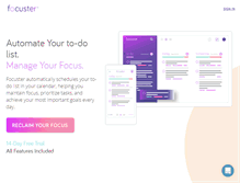 Tablet Screenshot of focuster.com